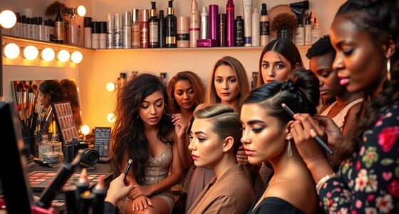 celebrity makeup and hair teams