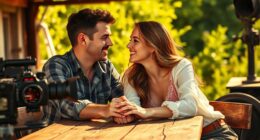 celebrity set romance stories