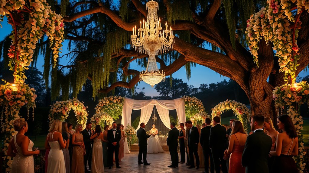 celebrity wedding fashion and decor