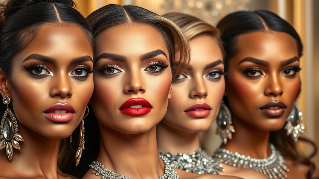 diverse celebrity beauty campaigns