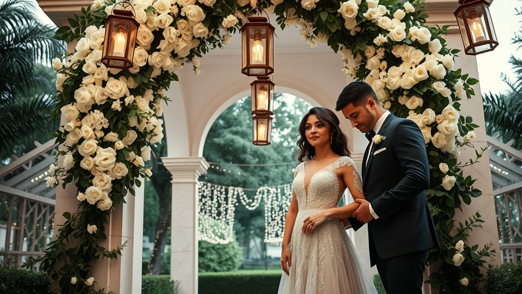 elegant modern rustic celebration