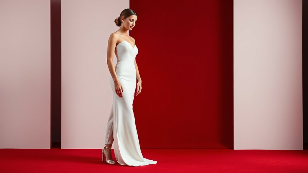 elegant monochrome formalwear trends