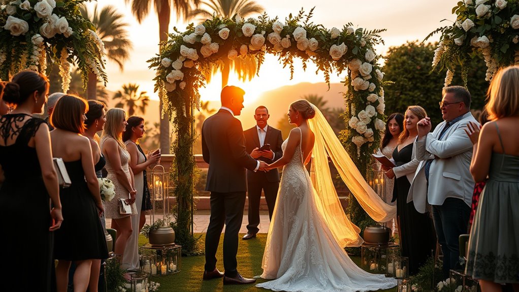 elegant vintage wedding celebration