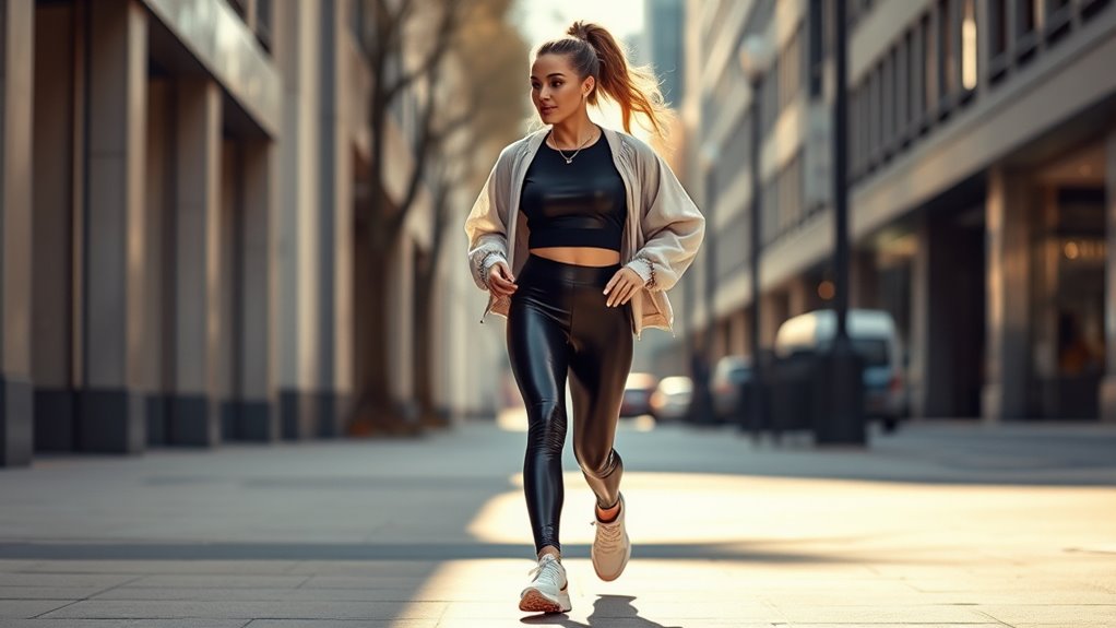 luxury athleisure blending style