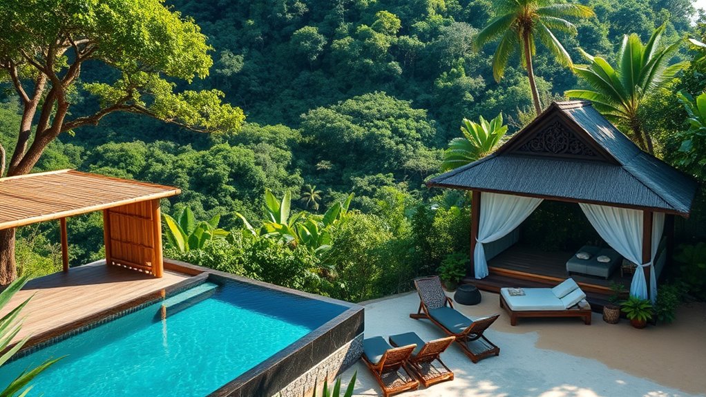 luxury eco retreats in paradise
