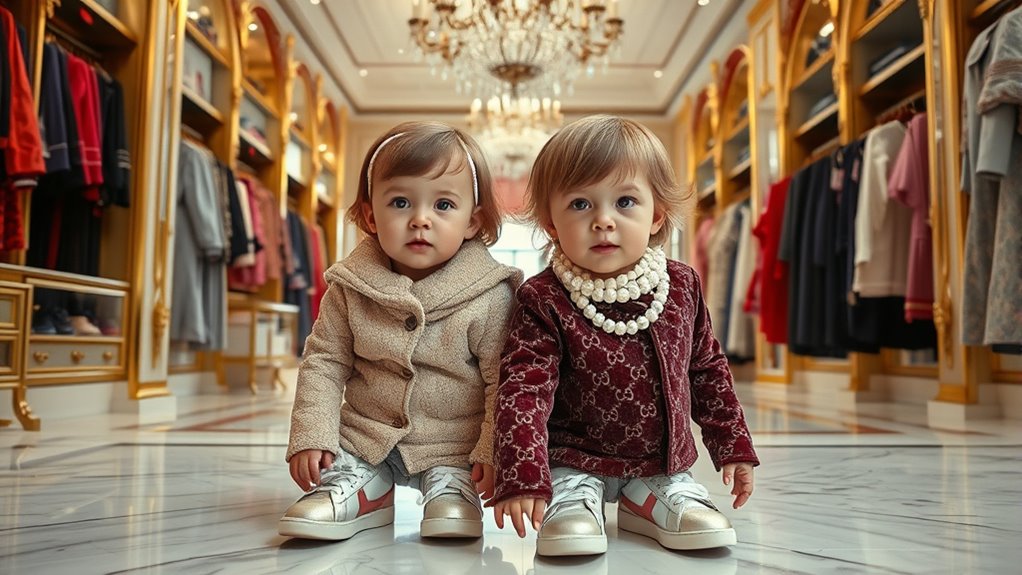 luxury fashion influencer children