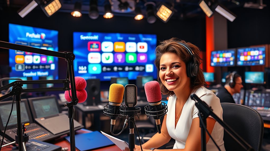 major networks drive podcast growth