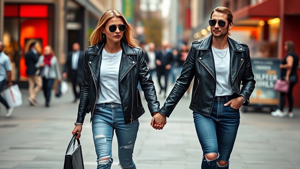 matching casual streetwear ensembles