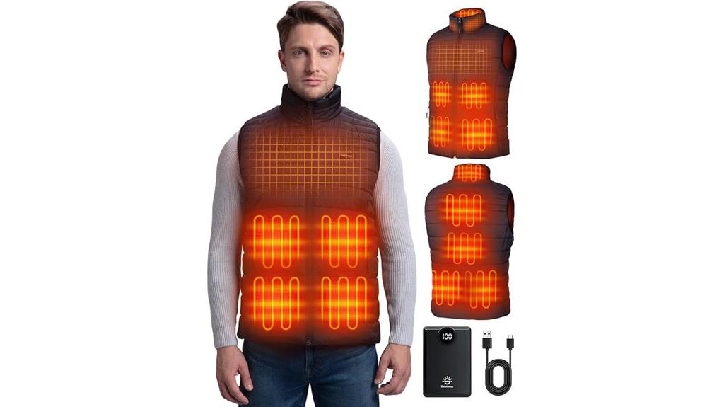 men s heated vest with battery