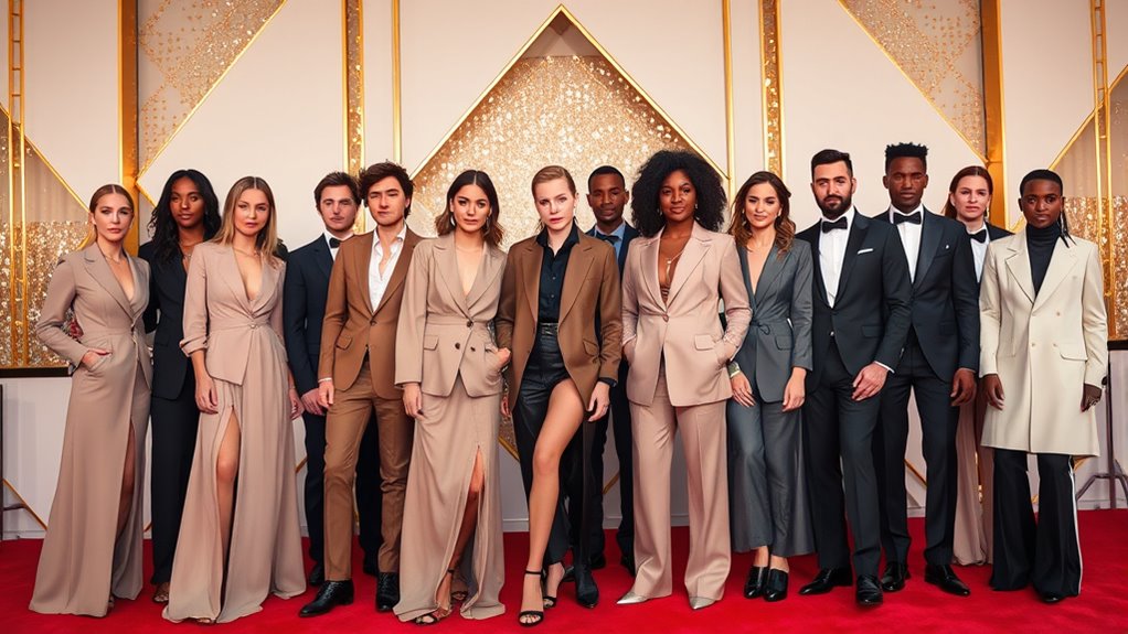 red carpet promotes gender neutral fashion