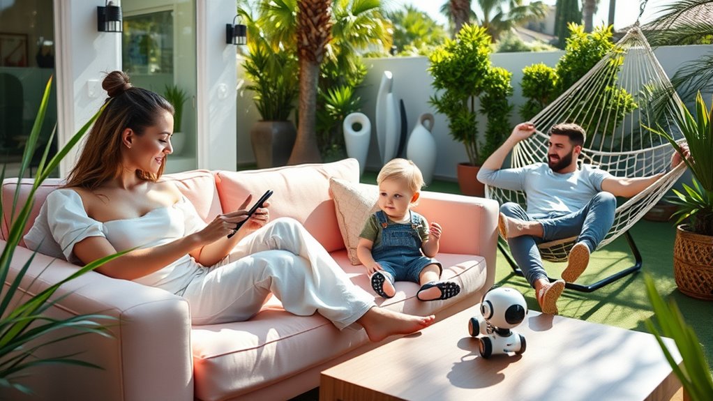 relaxed trusting parenting approach