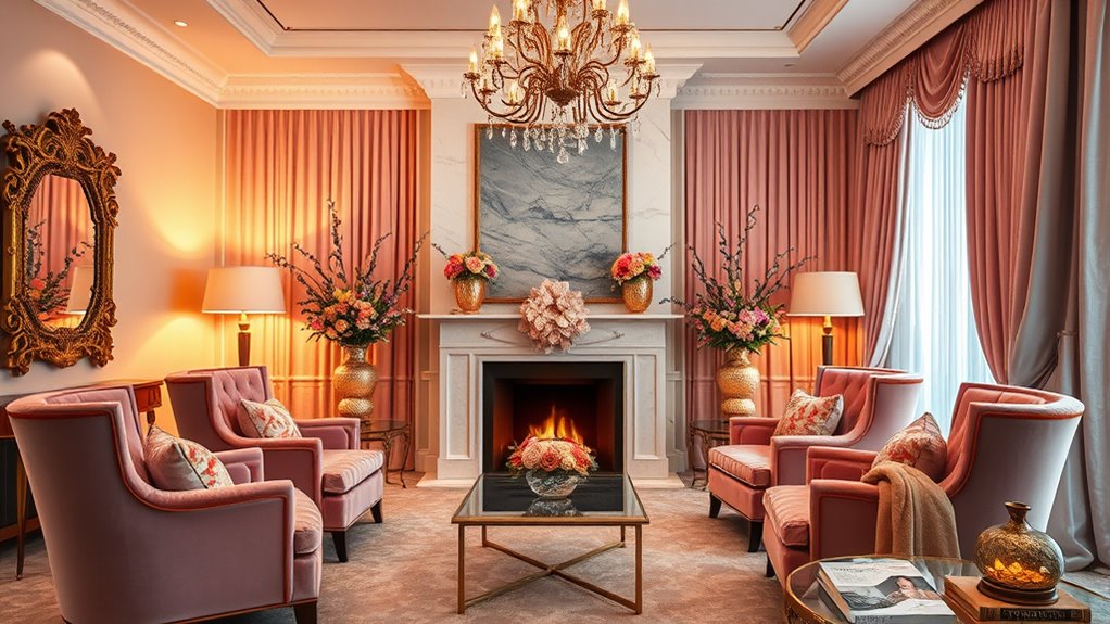 romantic cozy elegant accents