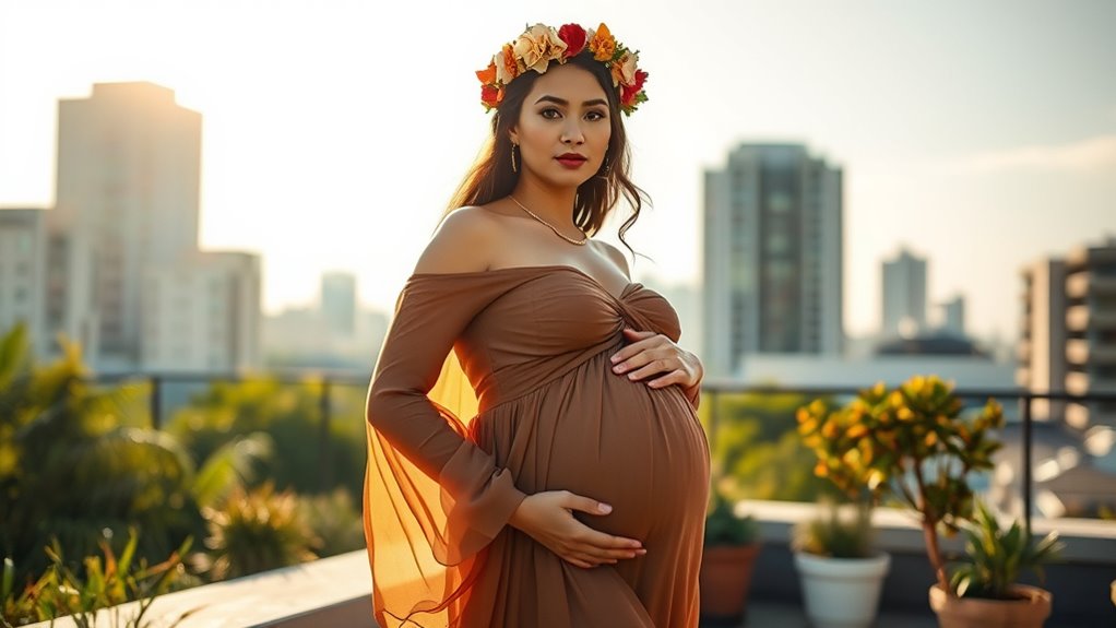sustainable vintage maternity fashion