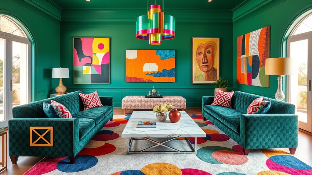 vibrant patterns energize spaces