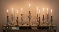 candle holders for mirrors