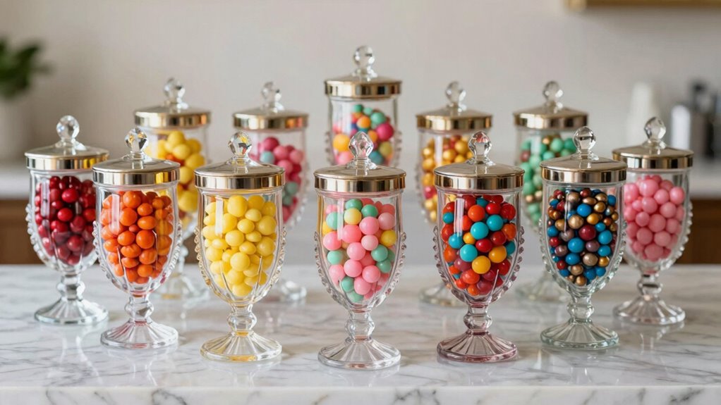 celebrity candy jar sets