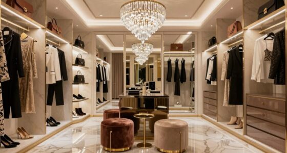 celebrity closet chandelier ideas