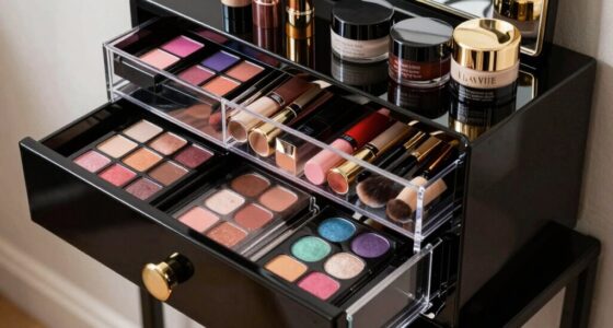 celebrity inspired makeup drawers