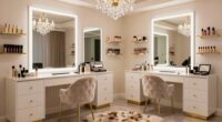 celebrity makeup room furniture