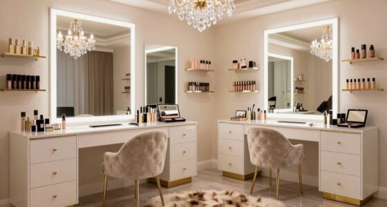 celebrity makeup room furniture