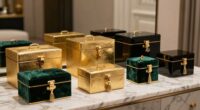 glam room decorative storage