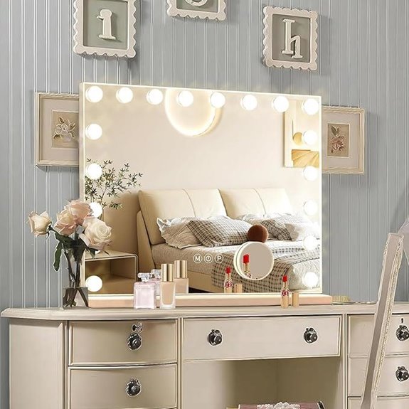 illuminated hollywood vanity
