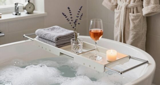 luxury bath caddies selection