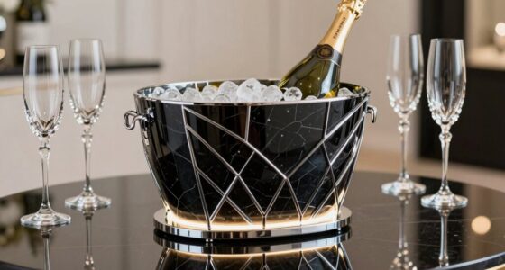 luxury champagne cooler stands