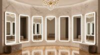 luxury dressing room mirrors