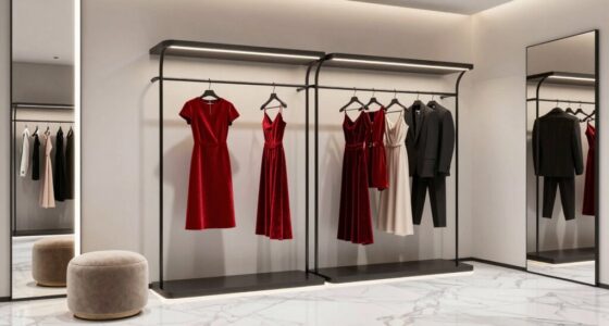 luxury dressing room organization