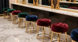 luxury dressing room stools
