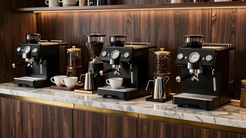 luxury espresso station setups