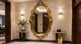 luxury foyer mirror ideas