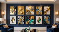 luxury glam wall art