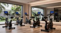 luxury home gym bikes