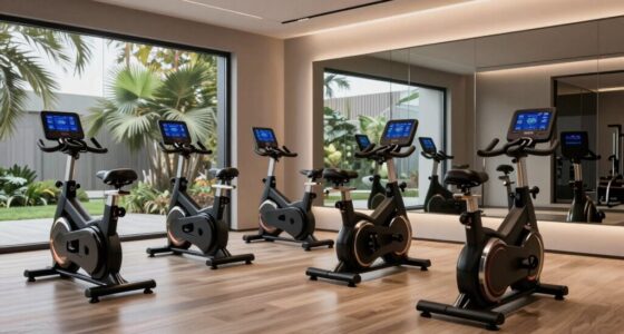 luxury home gym bikes
