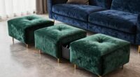 luxury ottomans with storage