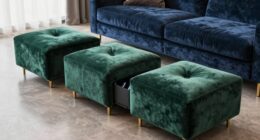 luxury ottomans with storage