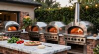 luxury outdoor pizza ovens