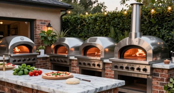 luxury outdoor pizza ovens