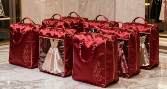 luxury red carpet dress storage