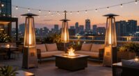 luxury rooftop patio heaters
