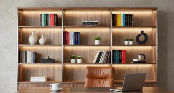office bookshelf decoration ideas