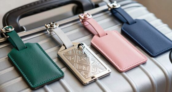 stylish travel luggage tags