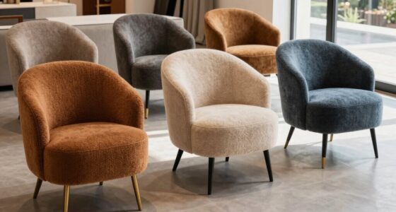 top boucl accent chairs