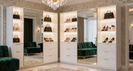 top celebrity glam room cabinets