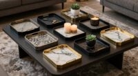 top coffee table trays