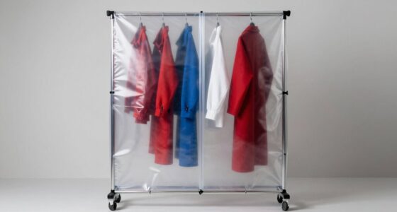 top garment rack covers