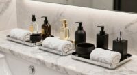 top hotel style bathroom trays