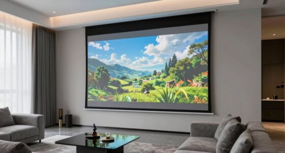 top living room projector screens